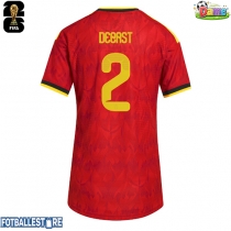 Belgia Zeno Debast #2 Hjemmedrakt Dame VM 2026 Kortermet